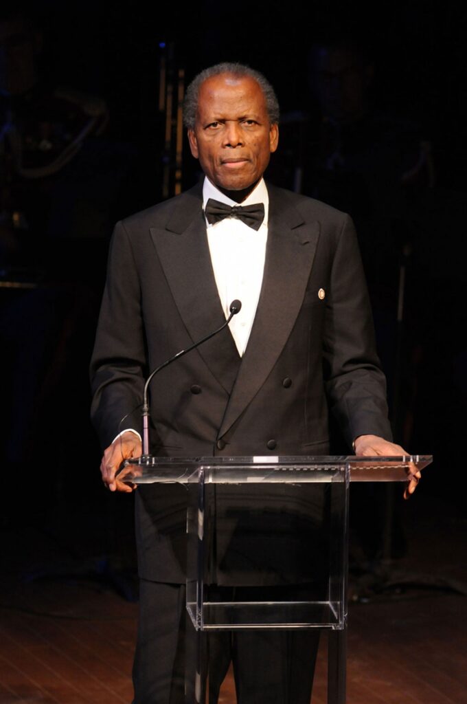 Lincoln Medalist Sidney Poitier at the Ford’s Theatre Reopening Celebration on February 11, 2009. Photo by Reflections Photography, Washington, D.C.
