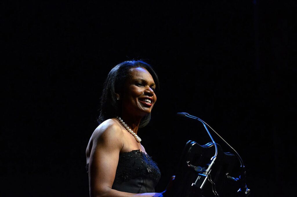 Lincoln Medalist Dr. Condoleezza Rice at the Ford’s Theatre Annual Gala on June 2, 2013. Photo by James R. Brantley.