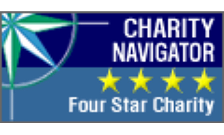 Logo for a charity navigator four star charity.