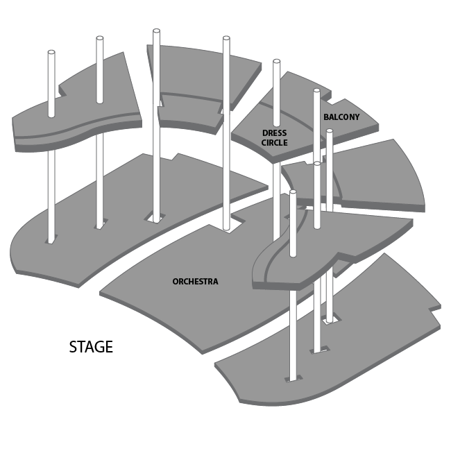 Image displaying the seating chart for Ford's Theatre.