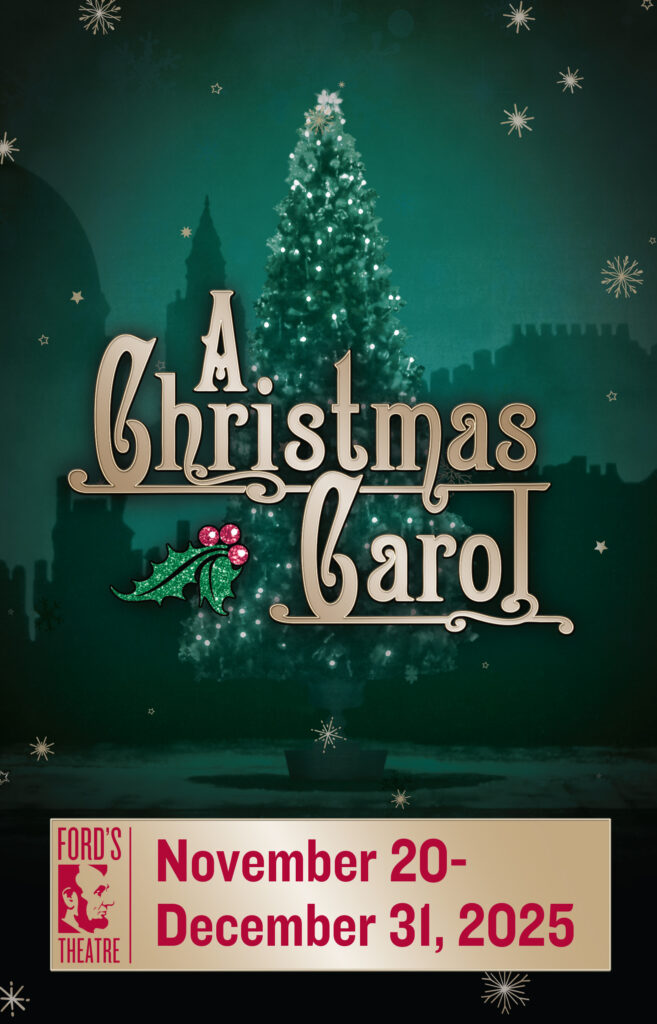 Cover for the program to the 2025 Ford's Theatre production of A Christmas Carol. 