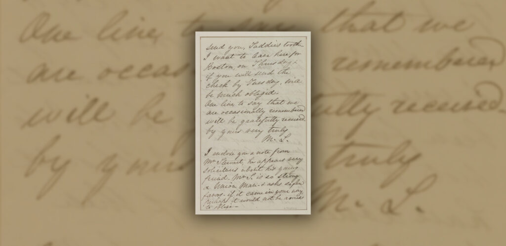 Photograph of an old piece of paper with writing on it