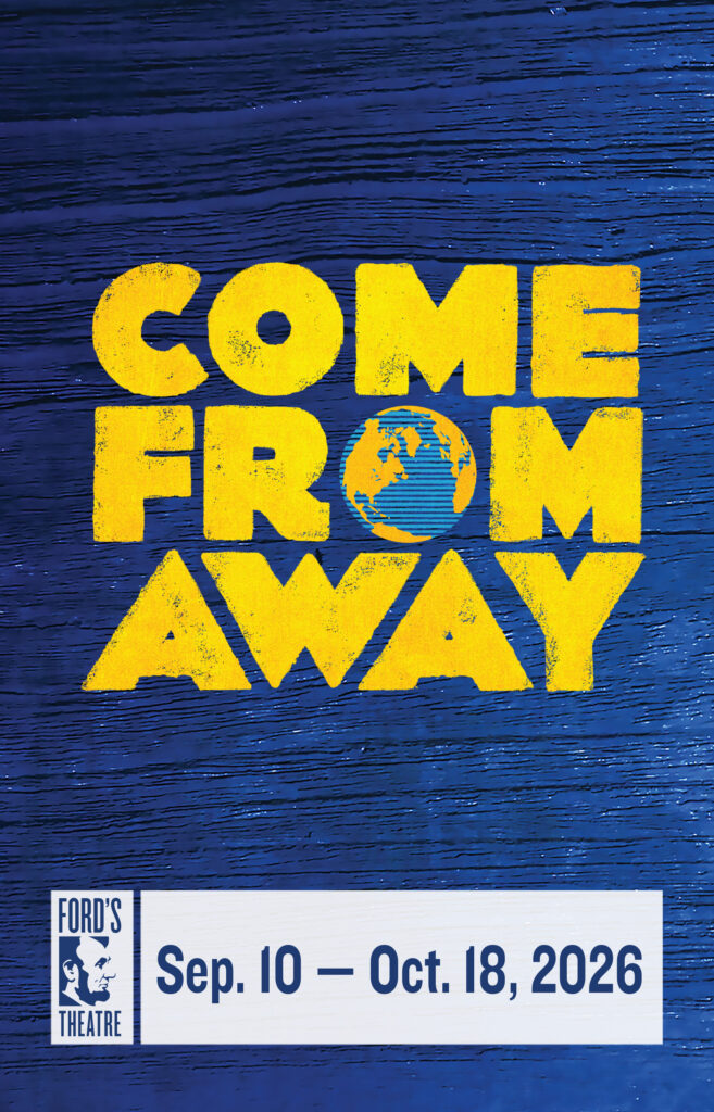 Title page for the Come From Away program.