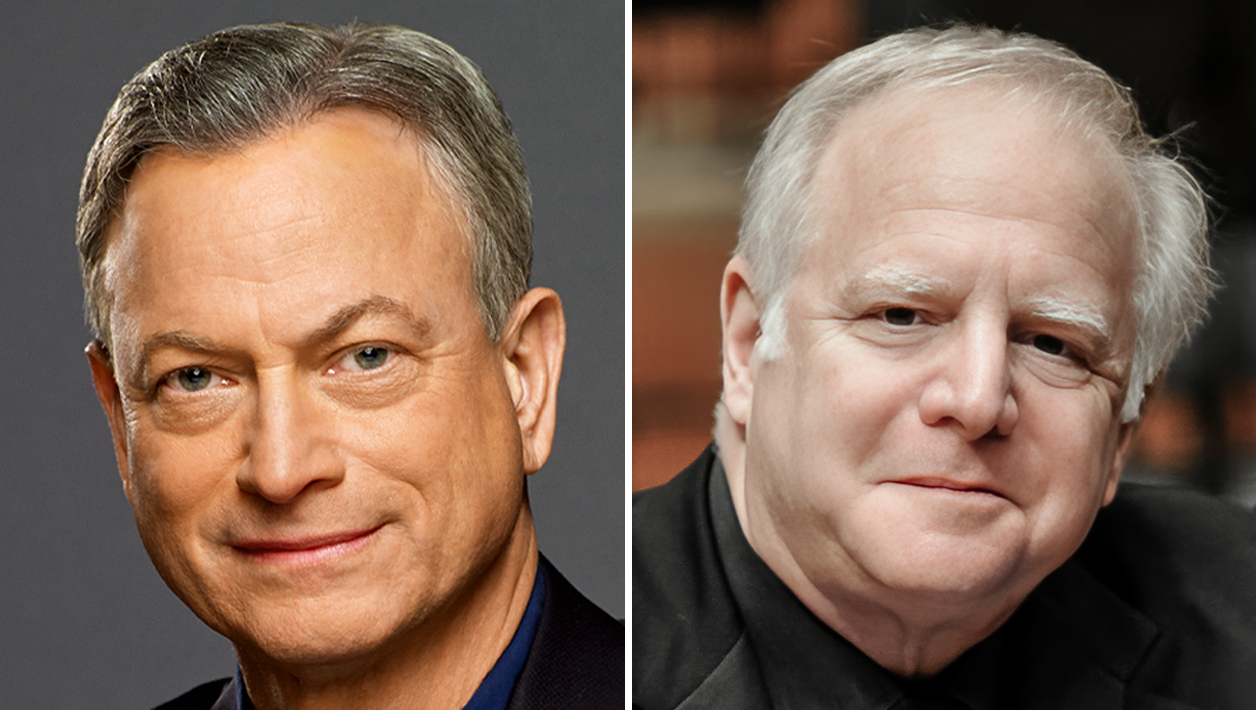 Two headshots of older white men separated by a white line.
