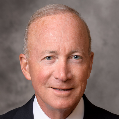 Headshot of Mitch Daniels.